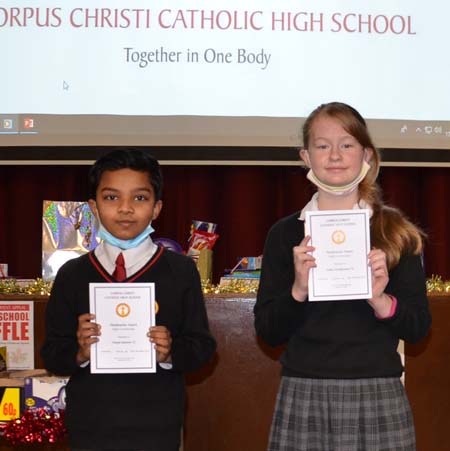 Pupils receive Term Awards